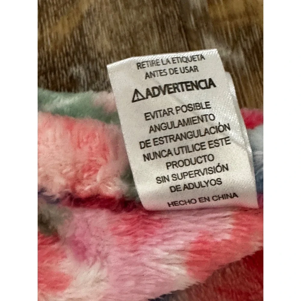 Duck Duck Goose Baby Blanket Flamingo Pink Flowers Blue Green Soft RN36753